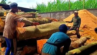 Suddenly, I got a job processing breadfruit wood, it was like finding a treasure!