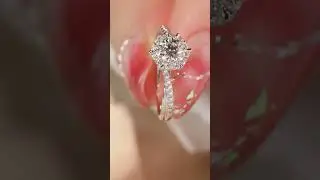 Nhẫn bạc nữ Moissanite 6 li #K102 #MN000903 #a4 #c #moissanite