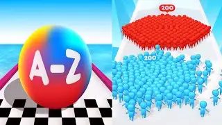 A-Z Run VS Count Master Epic Max Level Android/iOS Gameplay