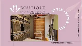 Boutique Interior Designing In Lucknow || #boutique #interior #kdpl #design #3delevation #3ddesign