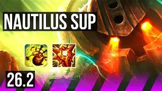 NAUTILUS & Tristana vs PYKE & Ezreal (SUP) | EUNE Challenger | 26.2