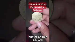 dapat meron din kayo neto #5piso #bsp #2014 #coins #error #rare #collectibles #barya