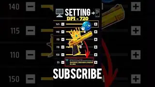 Free Fire Headshot Sensitivity Setting ⚙️ ✅ Desert Eagle Best Sensitivity || Free Fire 🔥