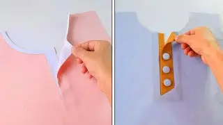2 method for how to Placket cutting  and stitching easily Without fatigue