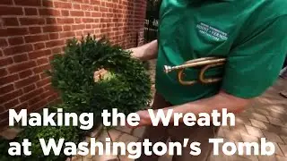 The LEGENDARY Wreath at George Washington's Tomb