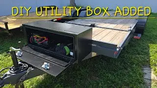DIY Trailer Upgrade: Adding a Utility Box To My Tilt Deck Car Hauler... SVT GARAGE...
