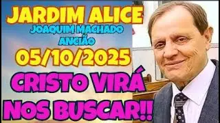 CCB:JARDIM ALICE SP-ANCIÃO JOAQUIM MACHADO -DOMINGO  05/10/2025 -A VOLTA DE JESUS ARREBATAMENTO#ccb