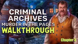 Criminal Archives 3 Murder In The Pages Chapter 3 Walkthrough No Skips |  @GAMZILLA-