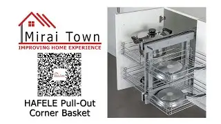 HAFELE Pull Out Corner Basket
