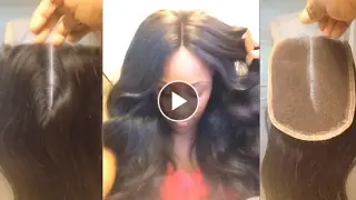 Versatile & Natural Looking Sew In with Lace Closure  TUTORIAL