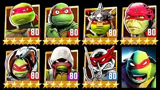 All Raphaels Gold Level 80 Tier 6 | TMNT Legends