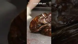 Mixing Chocolate Powder into Hard Candy!