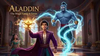 Aladdin : The Magic Lamp and Genie | Full 3D Animated Story