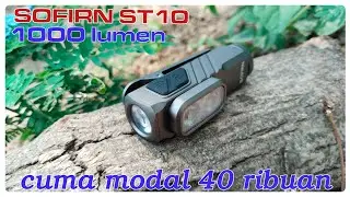 SOFIRN ST10 1000 LUMEN Senter mini tapi terang cuma modal 40 ribuaan