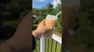 Caramel Iced Coffee at home using Nescaf&eacute; gold espresso and it tastes so good!!!