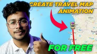 Create Travel Map Animation Like a Pro Using Just Your Phone 🚀