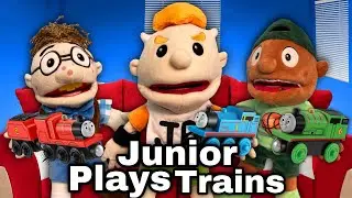 SML Movie: Junior Plays Trains!