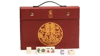 Chinese Mahjong Set, &ldquo;Classic Ivory&rdquo; with 146 Ivory Colored Small Tiles