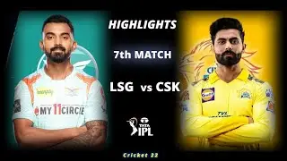 Lucknow vs chennai super king match highlights IPL 2022