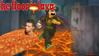 Roblox but the floor is lava : speed run : meme