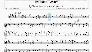 Infinite Azure - from Tekken 7 - Play Along for C Instruments