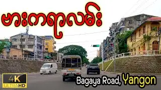 ဗားကရာလမ်း | Bagaya Road | Driving around Yangon in 2023