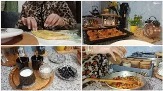 روتين نهاية الأسبوع🏡مسمن معمر ف الفرن😋واخا يكون فيك العگز ديال الكون🩷غتنوظي دردگي على دارك🏡