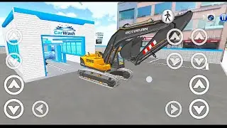 Trailer Truck Transport 🚛 | JCB Auto Wash 💦 | 3D Driving Class Gameplay