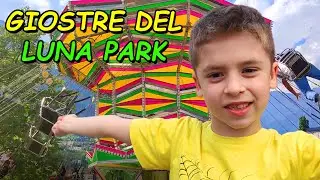 Luna Park Giostre per Bambini: Brucomela, Macchine, Playground Vlog