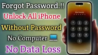Unlock iPhone Without Password No 🖥  No Data Loss | How To Unlock iPhone If Forgot Password