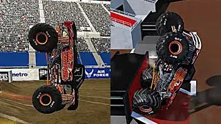 BAD COMPANY MONSTER TRUCK BEST Freestyle Moments from MONSTER JAM Games