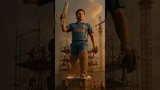 Building a 300-Ft Sachin Tendulkar Statue | shanjay with saagithyan #SachinTendulkar #GodOfCricket