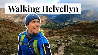 Walking Helvellyn Vie Striding Edge & Swirral Edge In Terrible Weather, a Strenuous Hiking Route