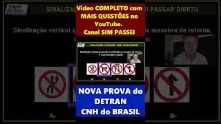 NOVA PROVA DO DETRAN. QUEST&Otilde;ES 2026. #simuladodetran2026
