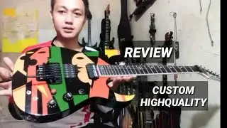 REVIEW GITAR CUSTOM IBANEZ JPM CUSTOM HIGH QUALITY | VEYZ SUSTAINER