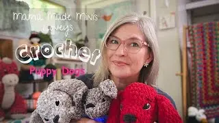 Mama Made Minis Crochet Puppy Dog Loveys
