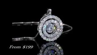 Dancing Diamonds Pendants & Earrings at William's Jewelers