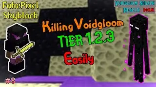 Fakepixel Skyblock - Killing voidgloom  Seraph tier 1,2,3 Easily