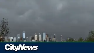 Calgary hit with intense thunderstorm