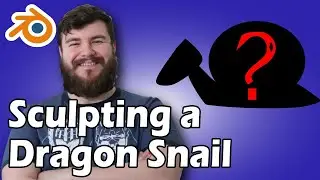 Live Sculpting | Blender 2.8 - Dance of the Dragon Snail work