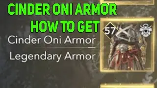 AC Shadows Cinder Oni Armor How To Get, Best Legendary Armor Location Assassin's Creed Shadows