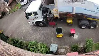 Local garbage watch, another garbage collection (recycling yellow bin)