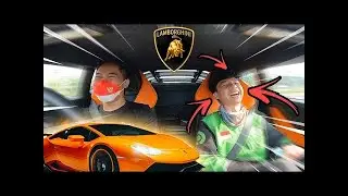 AJAK OJEK ONLINE NGEBUT NAIK LAMBO !!