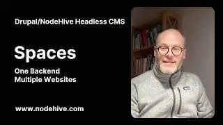 Drupal/NodeHive Spaces: Power multiple websites from one backend