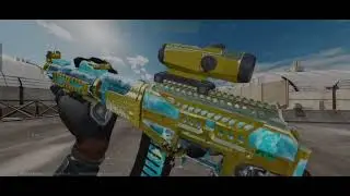 Sacando la VSS en oro en zona caliente en bloodstrike partida facil#bloodstrike 