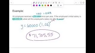 Exponential Growth and Decay Recap