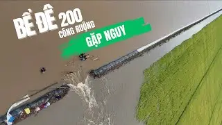 Bể đ&ecirc; tại Đồng Th&aacute;p, 200 c&ocirc;ng ruộng gặp nguy 