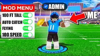 Abusing ADMIN Powers In NFL Universe Football for 1 Hour...
