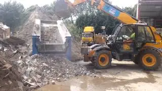 Waste screener, Ultra soil screen screening waste