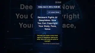 🧐👉 Denmark Fights AI Deepfakes: Now You Can Copyright Your Body, Face, Voice